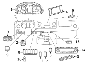 Heater Control – Mercedes-Benz (9079057606)