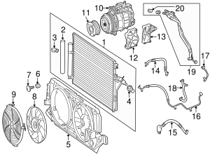 A/C Condenser – Mercedes-Benz (906-500-00-54)