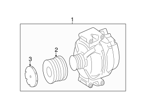 Alternator Pulley – Mercedes-Benz (626-150-00-60)